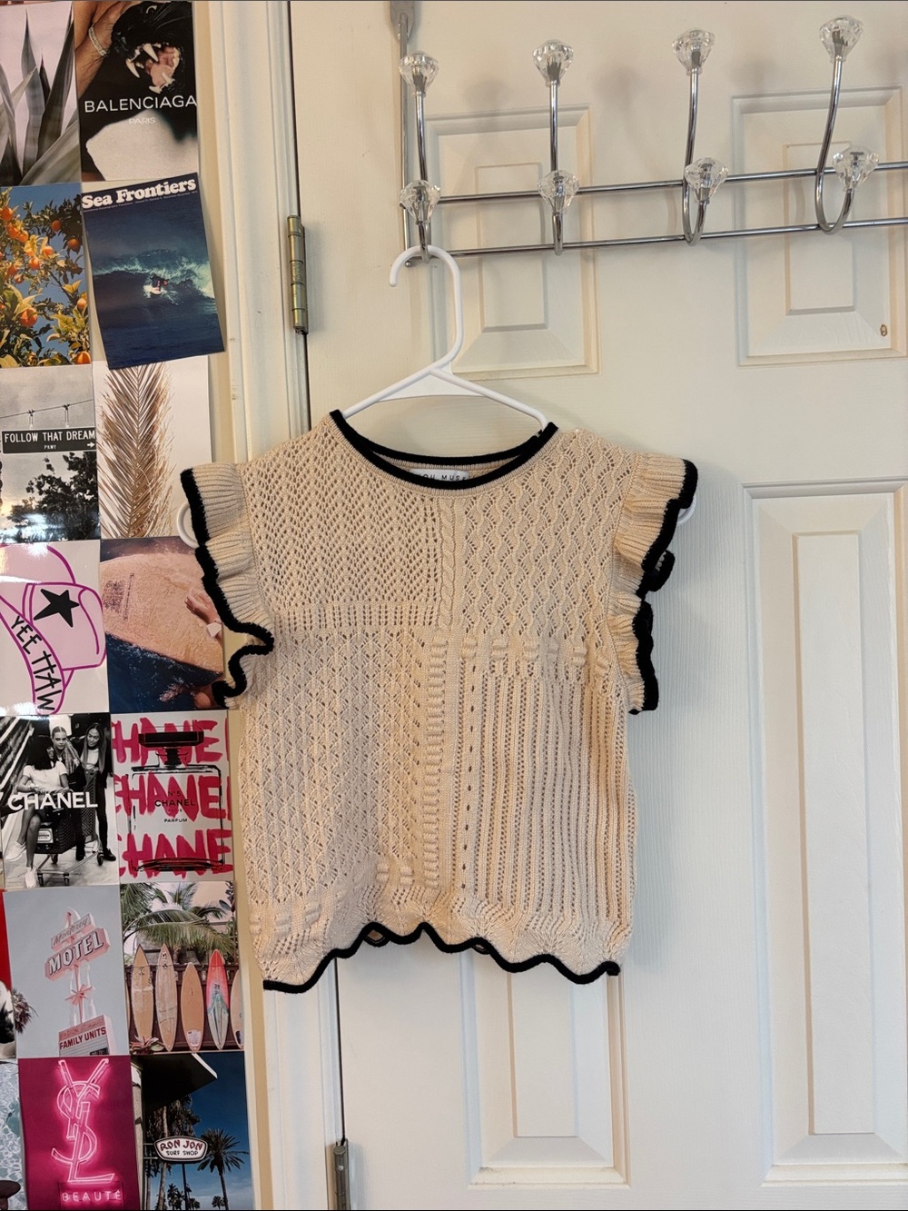 Ruffle Sweater Top